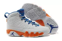 hommes air jordan 9 chaussures 2013 new style blanc bleu